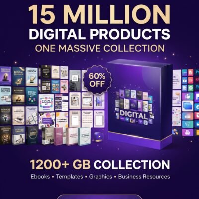 15 Million Digital Products Pack – All Packs in One